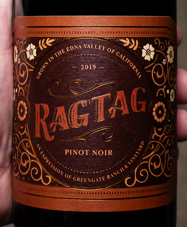 Ragtag Wine Co Pinot Noir Greengate Ranch Vineyard Edna Valley 2019 - Image 2