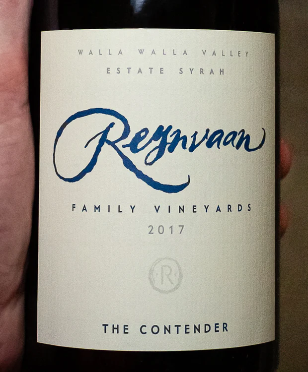 Reynvaan Family Vineyards Syrah Estate The Contender Walla Walla Valley 2017 - Image 2