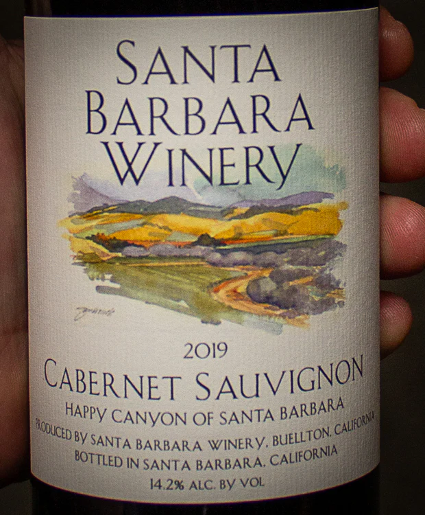 Santa Barbara Winery Cabernet Sauvignon Happy Canyon of Santa Barbara 2019 - Image 2