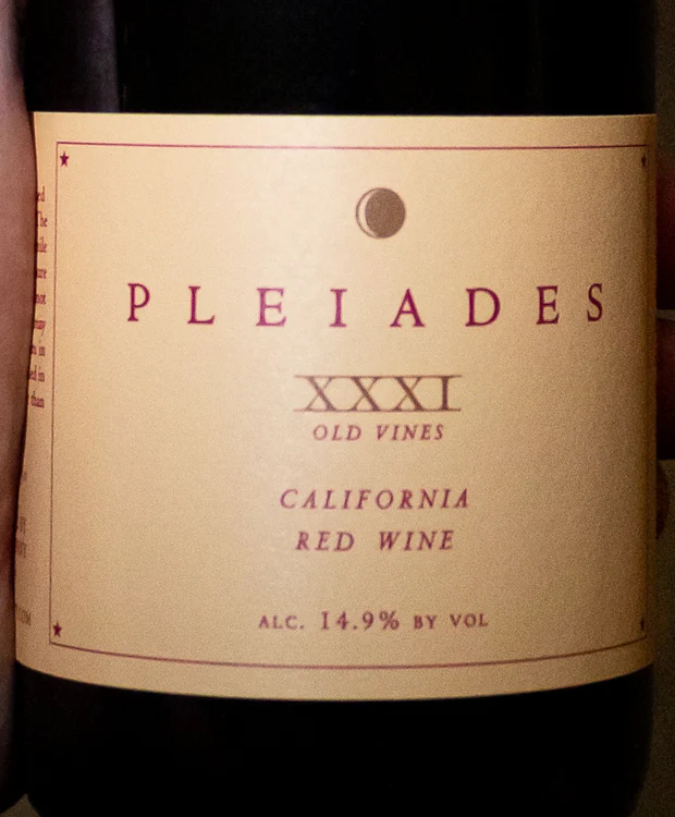 Sean Thackrey Pleiades Old Vines XXXI California NV - Image 2