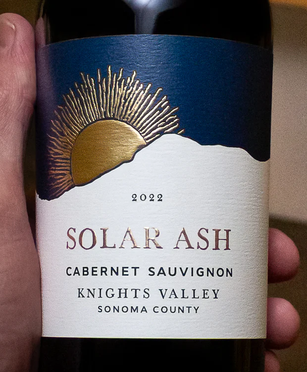 Solar Ash Cabernet Sauvignon Knights Valley Sonoma County 2022 - Image 2