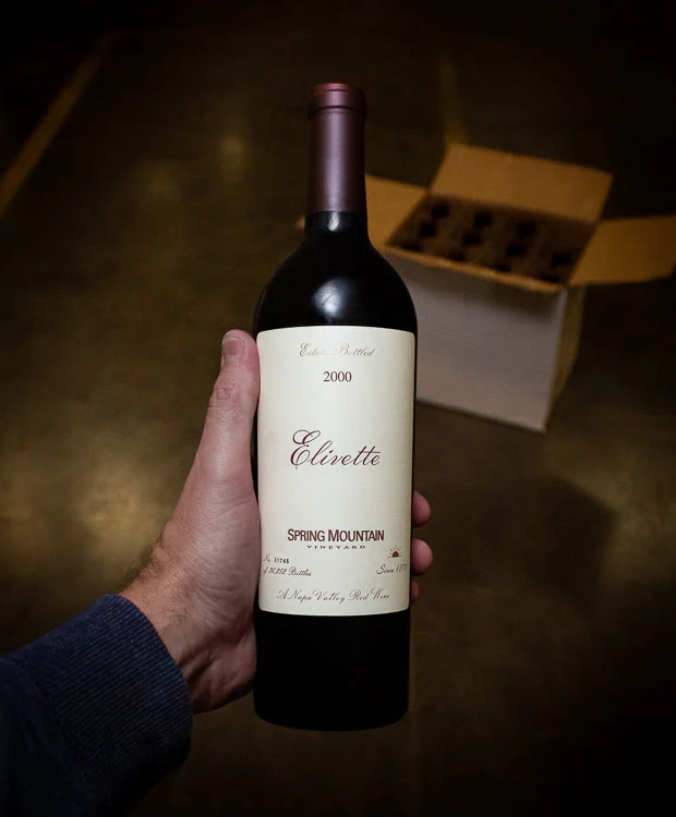 Spring Mountain Vineyard Red Blend Elivette Spring Mountain District Napa Valley 2000