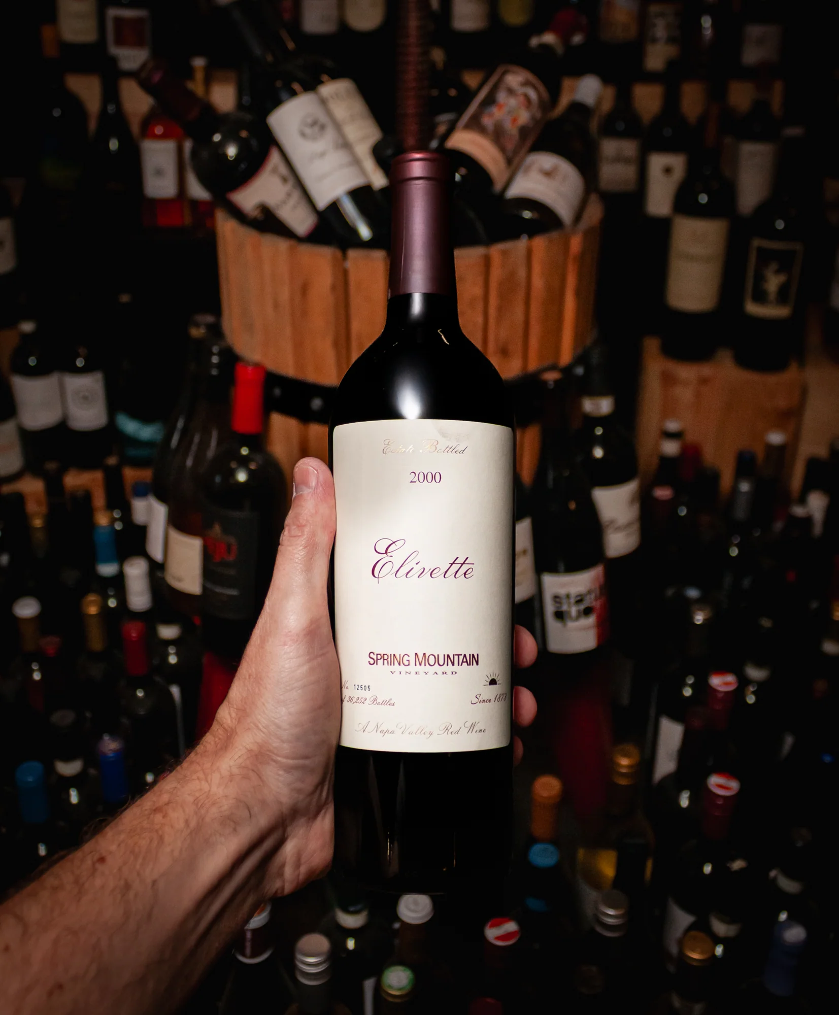 Spring Mountain Vineyard Red Blend Elivette Spring Mountain District Napa Valley 2000 - Image 3