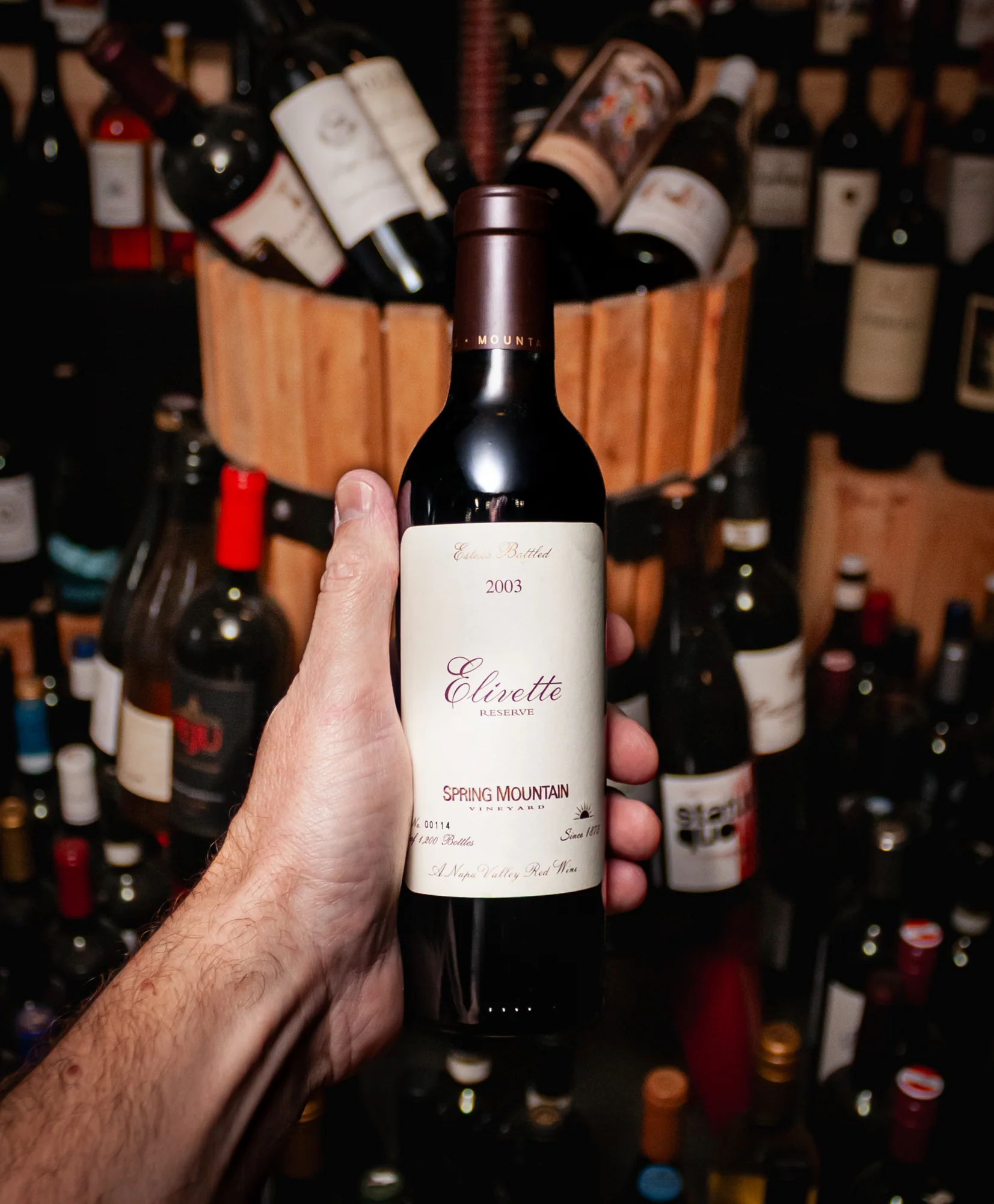 Spring Mountain Vineyard Red Blend Elivette Spring Mountain District Napa Valley 2003 (Half Bottle 375mL)