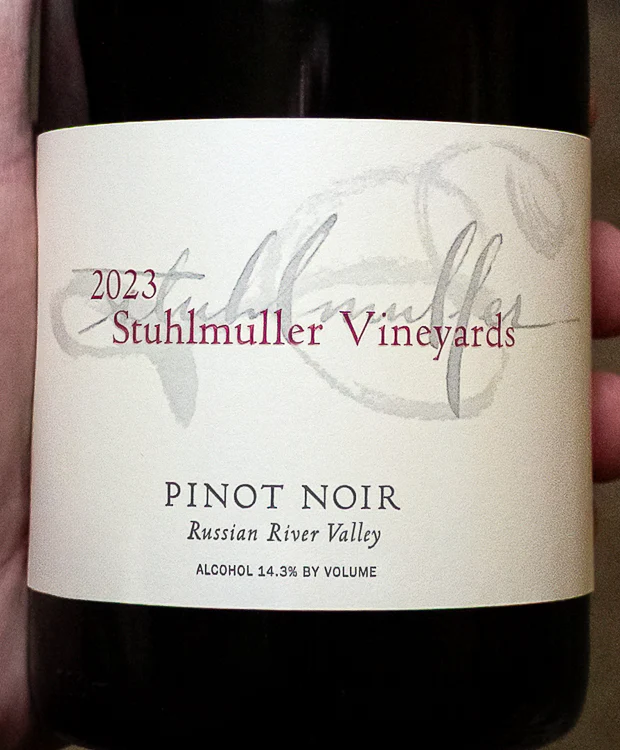 Stuhlmuller Vineyards Pinot Noir Russian River Valley 2023 - Image 2