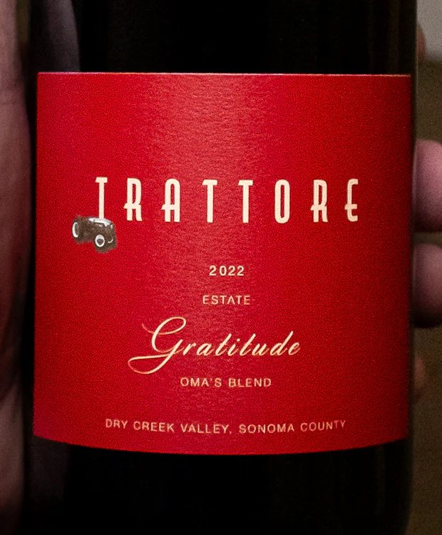 Trattore Farms Red Blend Gratitude Dry Creek Valley 2022 - Image 2
