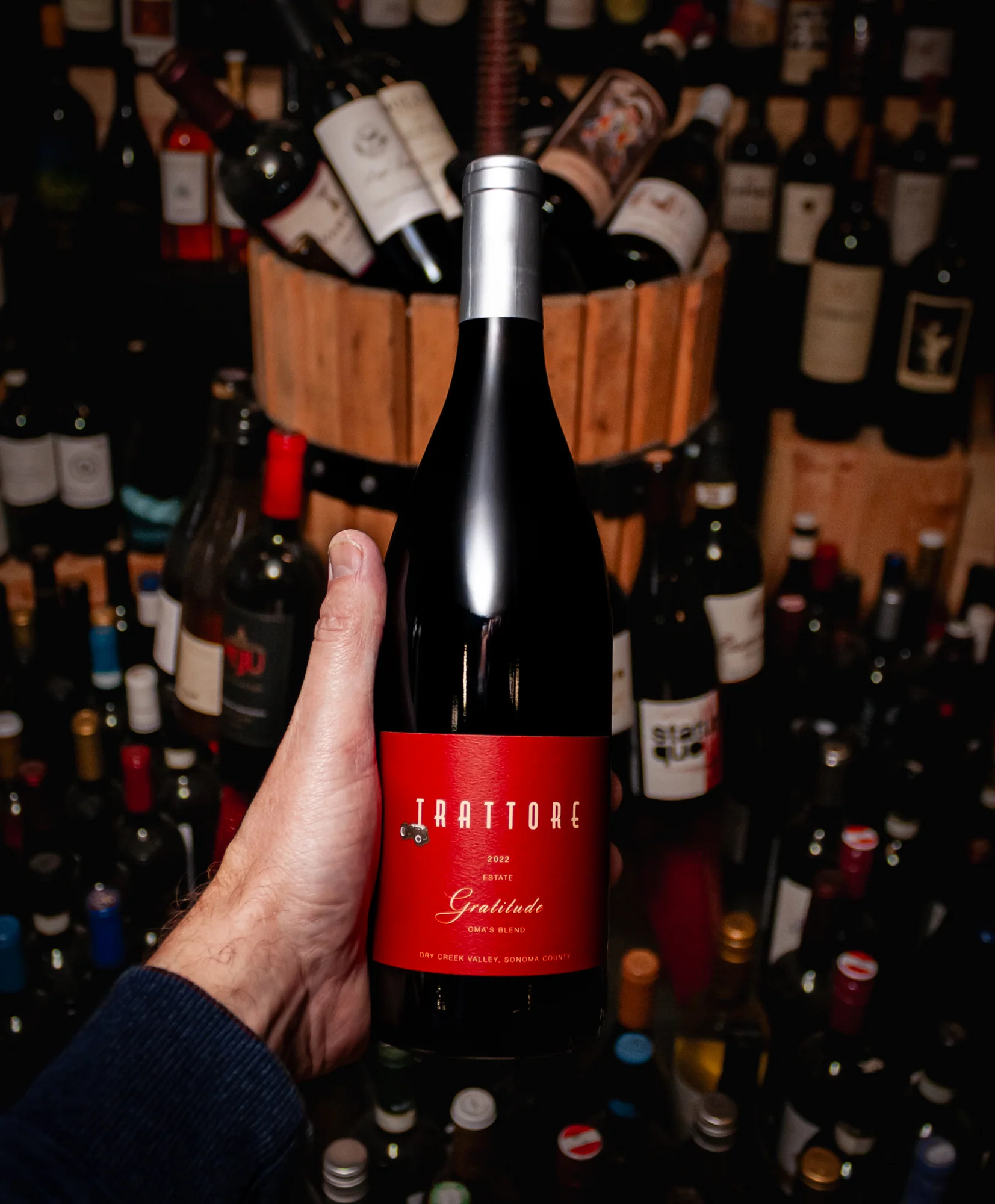 Trattore Farms Red Blend Gratitude Dry Creek Valley 2022 - Image 3