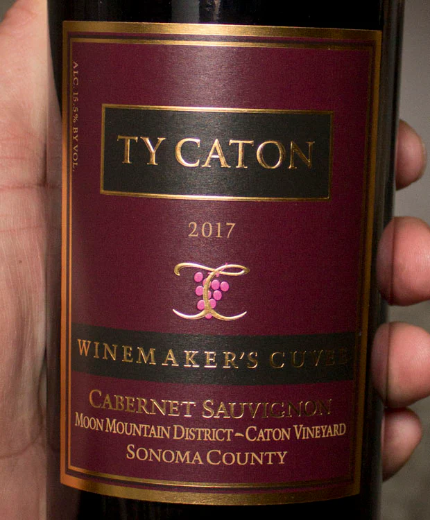 Ty Caton Cabernet Sauvignon Winemaker's Cuvee Estate Moon Mountain District 2017 - Image 2