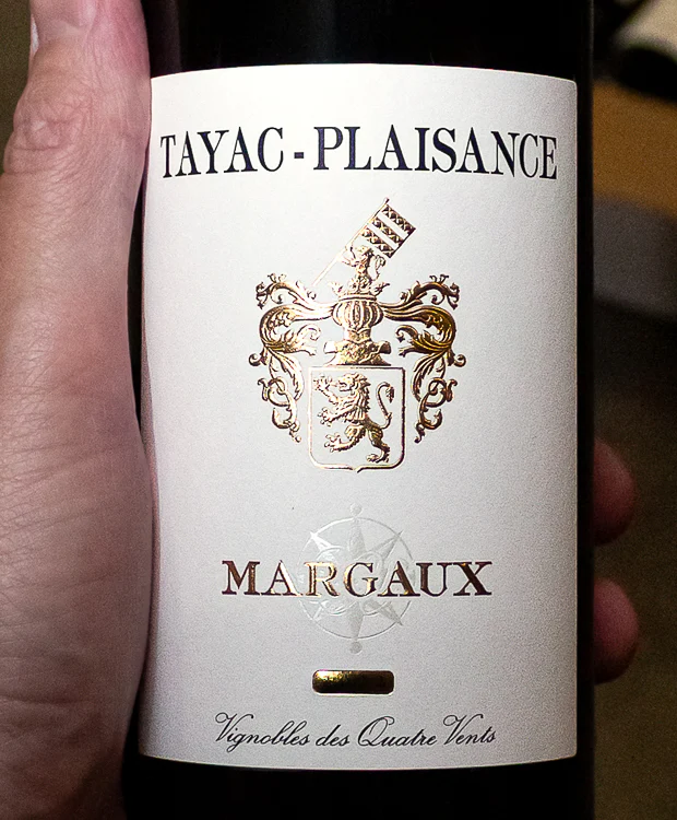Vignobles des Quatre Vents Tayac-Plaisance Margaux 2022 - Image 2